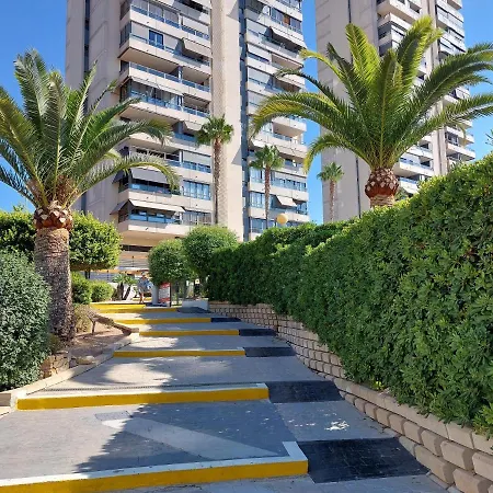 Las Marinas 8O Con Vistas Al Mar Y Piscina By Vero Benidorm Esterno foto